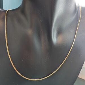 Goldplated Necklace Bracelet 9kt gp lobster clasp